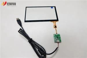 What are the functions of the touch screen display?